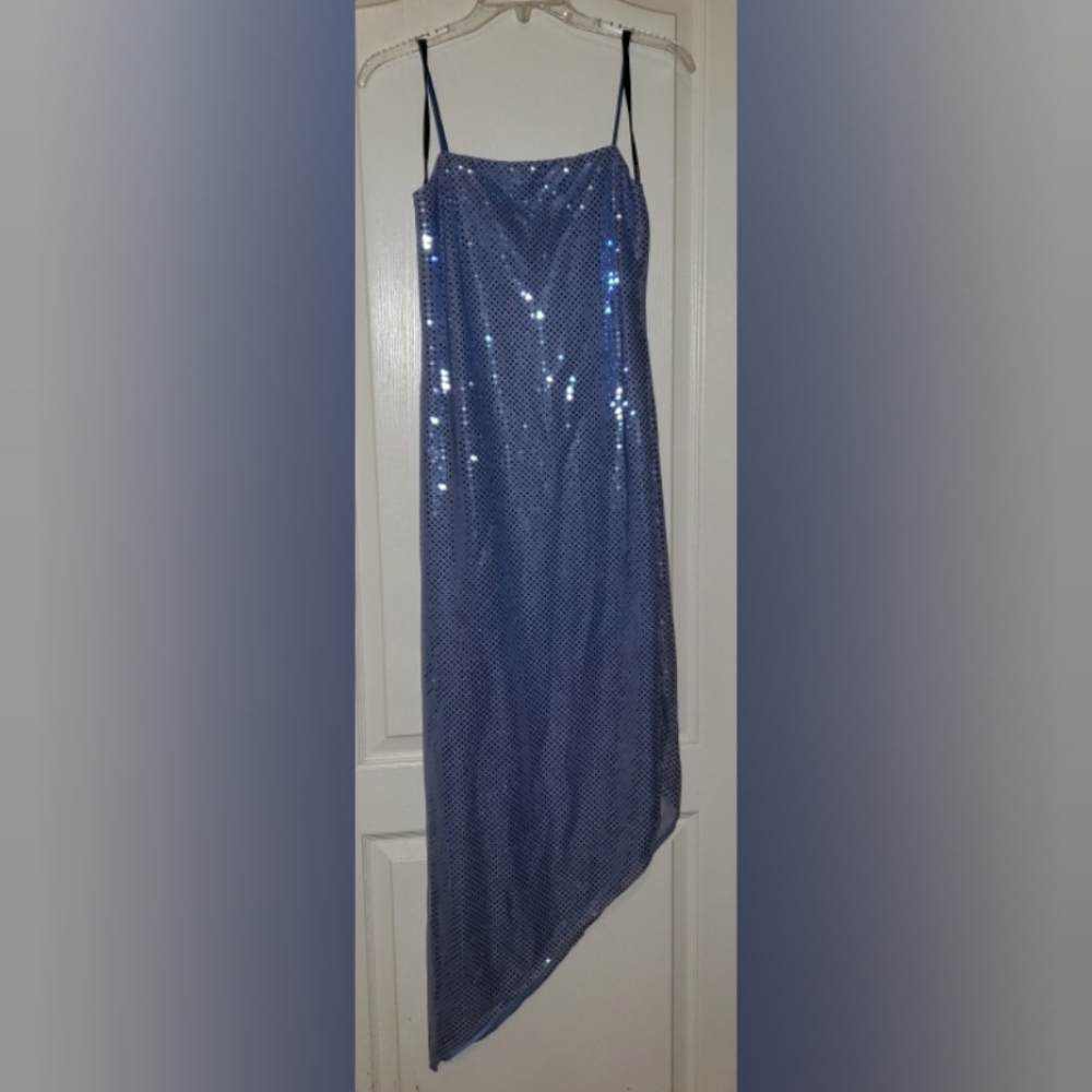 🍭Arianna by Rachel Kaye sequined periwinkle dress